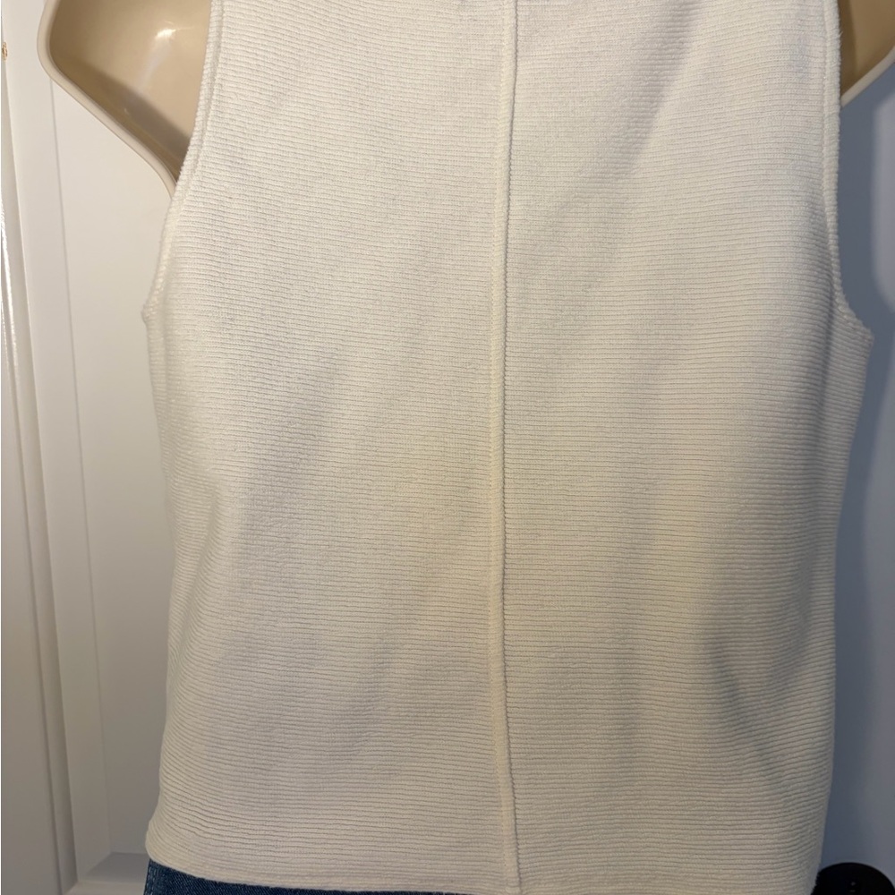 MADEWELL Ivory Button-FrontTop - Picture 4 of 5